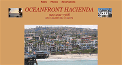 Desktop Screenshot of oceanfronthacienda.com